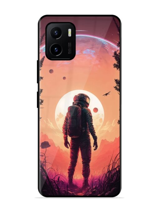 Red Sky At Morning Glossy Metal Phone Cover for Vivo Y15S Zapvi