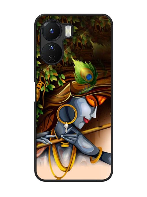 Krishna Glossy Metal Phone Cover for Vivo Y16