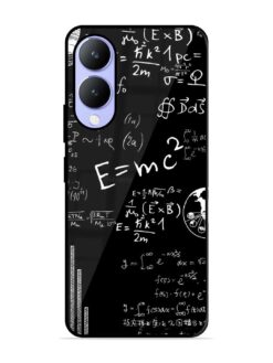 E=Mc2 Mass?Energy Equivalence Glossy Metal Phone Cover for Vivo Y17S