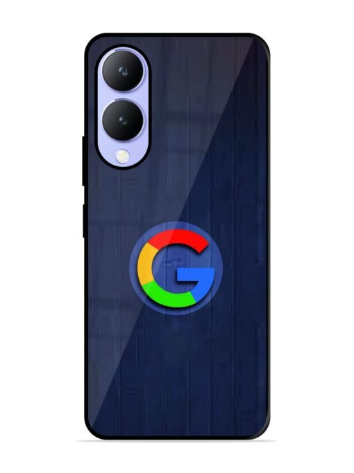 Google Logo Printed Glossy Metal TPU Phone Cover for Vivo Y17S