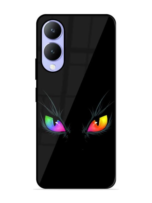 Cat Eyes Glossy Metal Phone Cover for Vivo Y17S