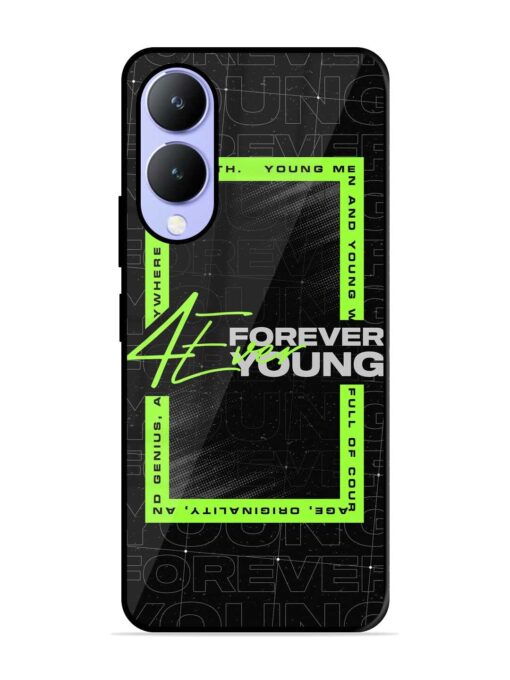 Forever Young Glossy Metal Phone Cover for Vivo Y17S