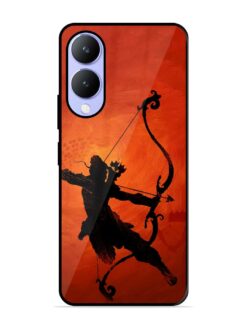 Illustration Lord Rama Glossy Metal Phone Cover for Vivo Y17S