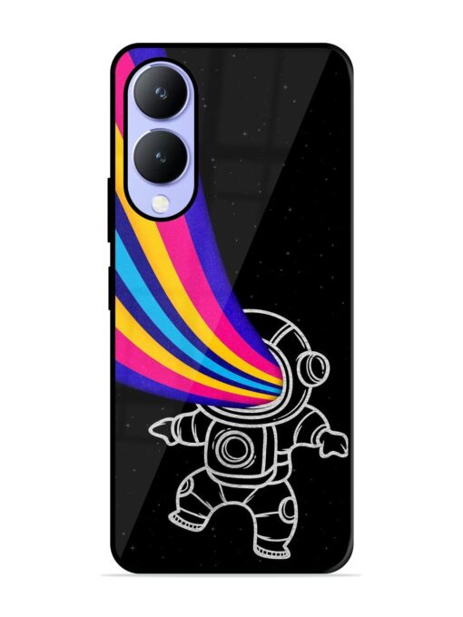 Astronaut Glossy Metal TPU Phone Cover for Vivo Y17S