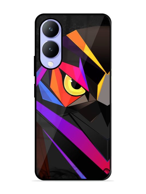 Wpap Owl Glossy Metal Phone Cover for Vivo Y17S Zapvi