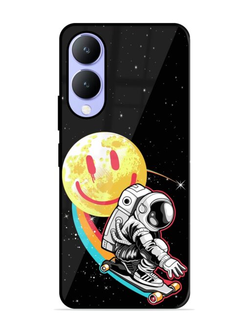 Astronaut Art Glossy Metal Phone Cover for Vivo Y17S Zapvi