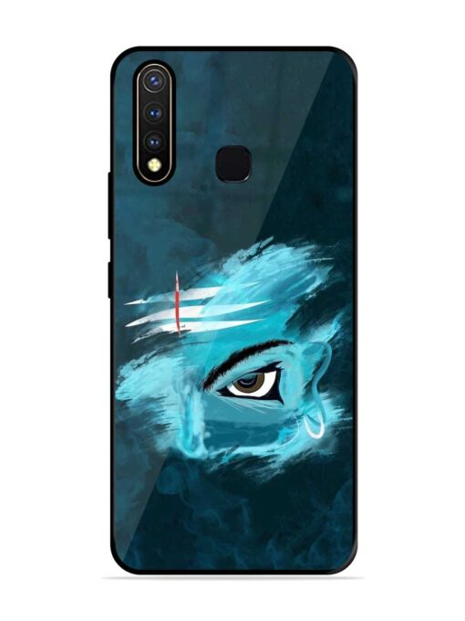 Lord Shiva Glossy Metal Phone Cover for Vivo Y19 Zapvi