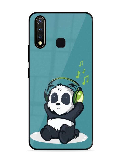 Music Panda Glossy Metal Phone Cover for Vivo Y19 Zapvi