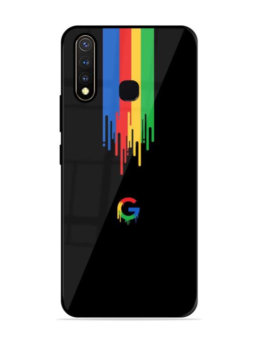 Google Logo Glossy Metal Phone Cover for Vivo Y19 Zapvi