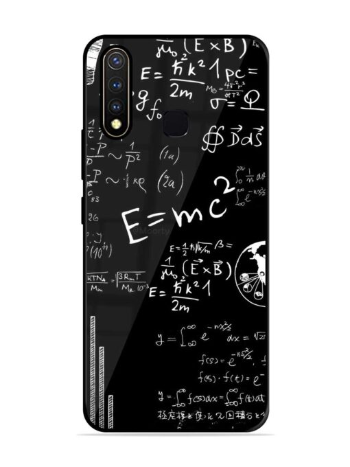 E=Mc2 Mass?Energy Equivalence Glossy Metal Phone Cover for Vivo Y19 Zapvi