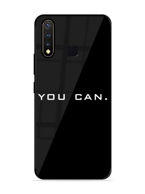 You Can Glossy Metal Phone Cover for Vivo Y19 Zapvi