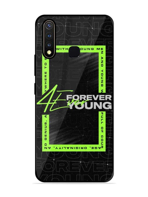 Forever Young Glossy Metal Phone Cover for Vivo Y19 Zapvi