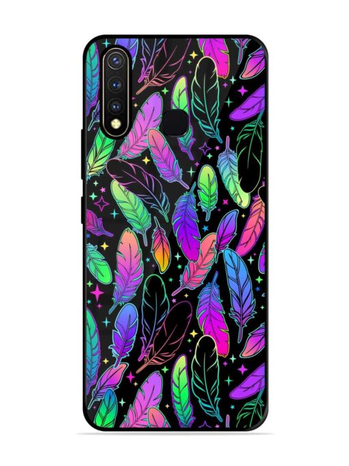 Bright Multi Colored Seamless Glossy Metal Phone Cover for Vivo Y19 Zapvi