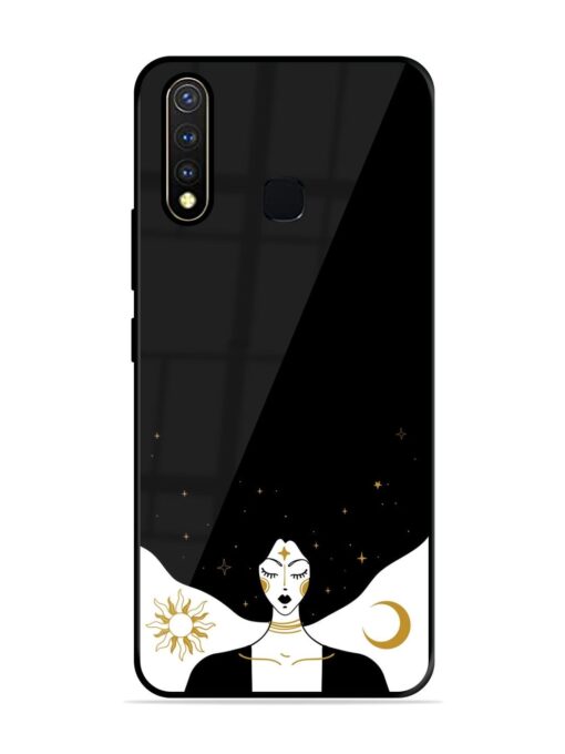 Mystical Vector Vintage Glossy Metal TPU Phone Cover for Vivo Y19 Zapvi