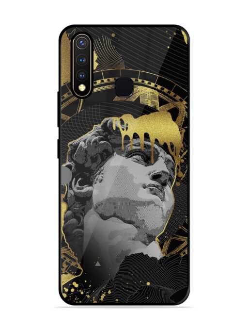 Roman Face Glossy Metal Phone Cover for Vivo Y19 Zapvi