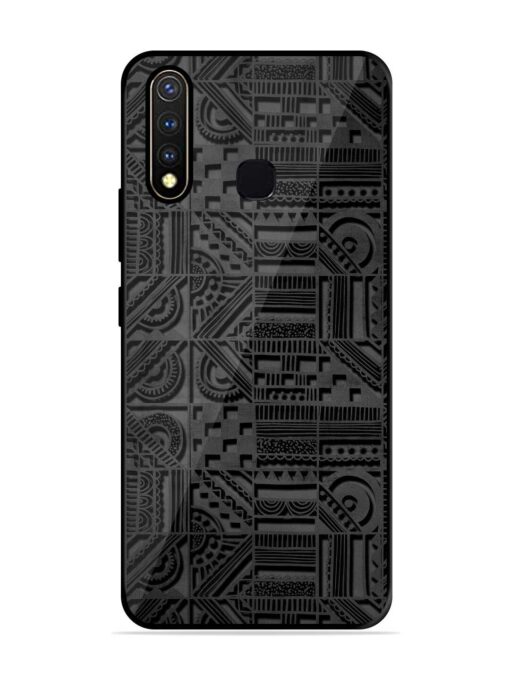 Seamless Pattern Glossy Metal Phone Cover for Vivo Y19 Zapvi