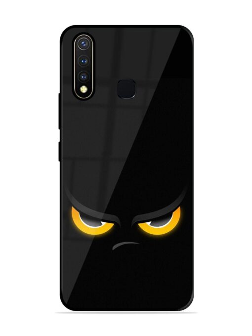 Scary Yellow Eye Glossy Metal TPU Phone Cover for Vivo Y19 Zapvi