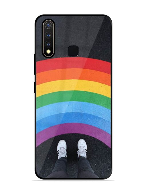 Legs Rainbow Glossy Metal TPU Phone Cover for Vivo Y19 Zapvi