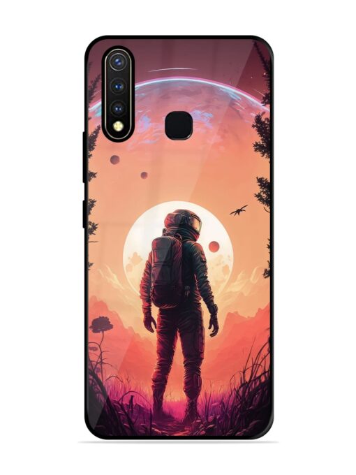 Red Sky At Morning Glossy Metal Phone Cover for Vivo Y19 Zapvi