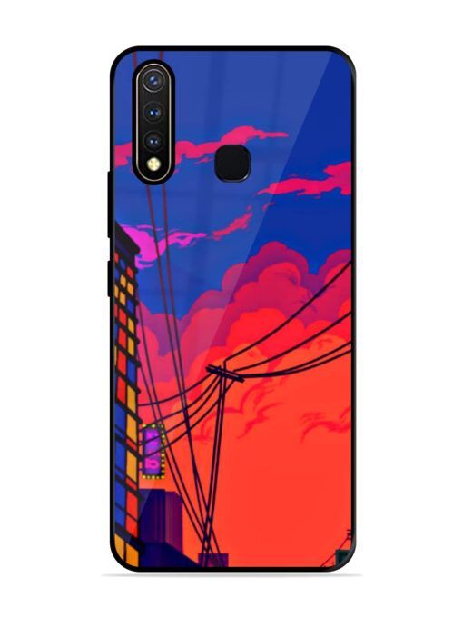 Sky At Morning Glossy Metal Phone Cover for Vivo Y19 Zapvi