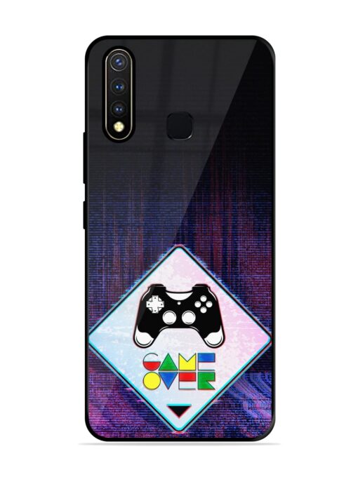 Game Over Glossy Metal Phone Cover for Vivo Y19 Zapvi