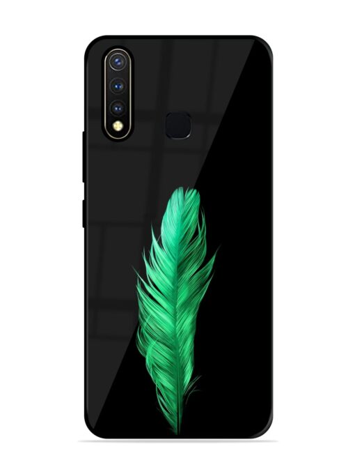 Feather Texture Glossy Metal Phone Cover for Vivo Y19 Zapvi