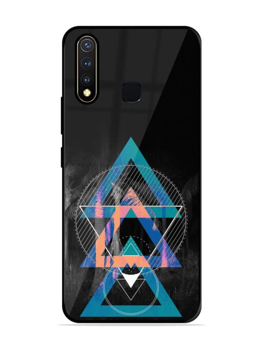 Indie Cross Glossy Metal Phone Cover for Vivo Y19