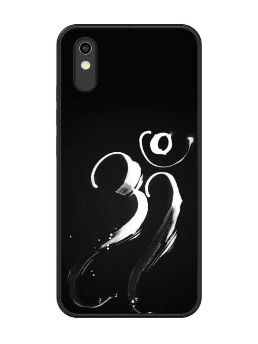 Om Logo Glossy Metal Phone Cover for Vivo Y1S Zapvi