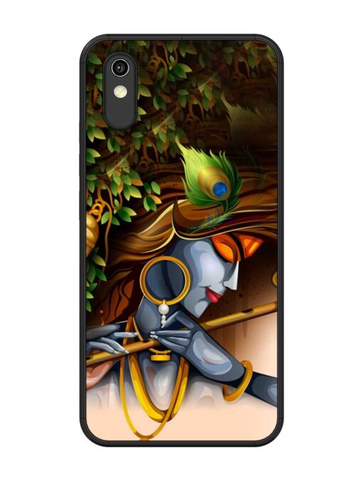 Krishna Glossy Metal Phone Cover for Vivo Y1S Zapvi