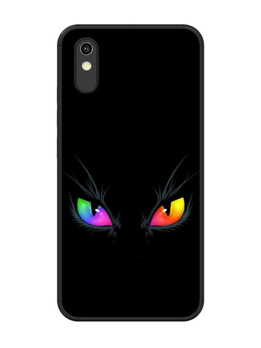 Cat Eyes Glossy Metal Phone Cover for Vivo Y1S