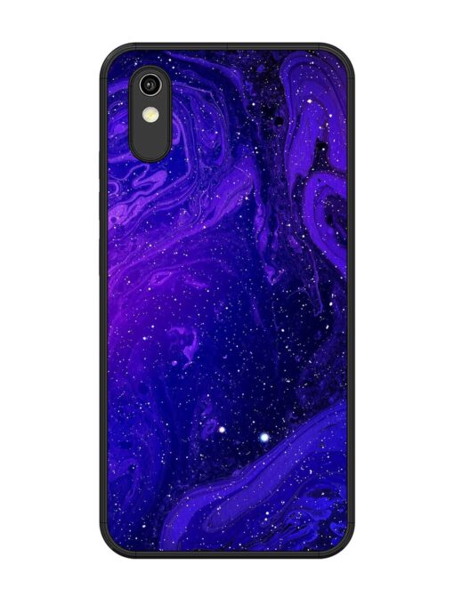 Galaxy Acrylic Abstract Art Glossy Metal Phone Cover for Vivo Y1S Zapvi