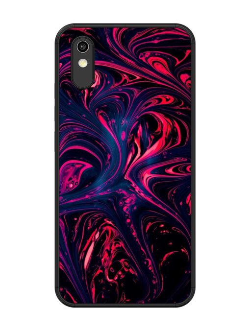 Abstract Background Glossy Metal Phone Cover for Vivo Y1S Zapvi