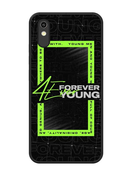 Forever Young Glossy Metal Phone Cover for Vivo Y1S Zapvi