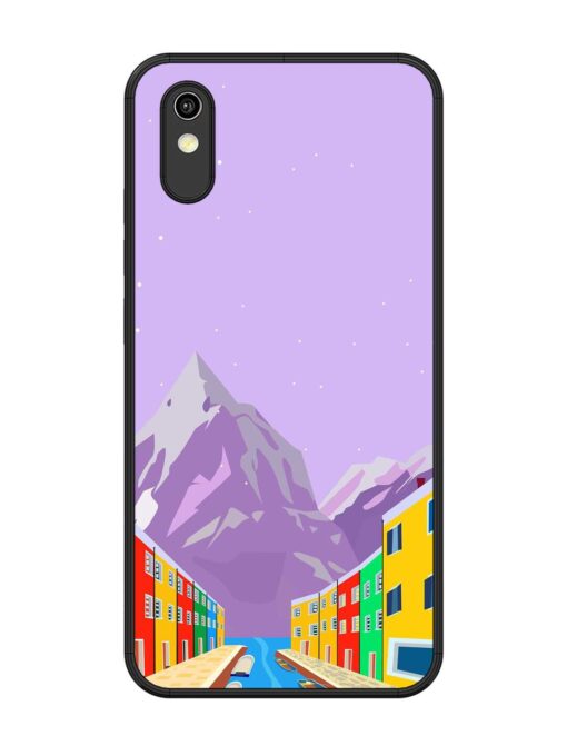 Venice City Illustration Glossy Metal Phone Cover for Vivo Y1S Zapvi