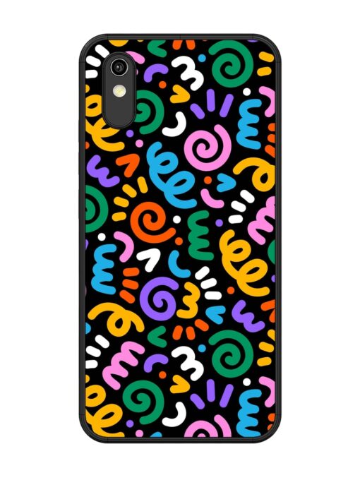 Colorful Seamless Vector Glossy Metal Phone Cover for Vivo Y1S Zapvi