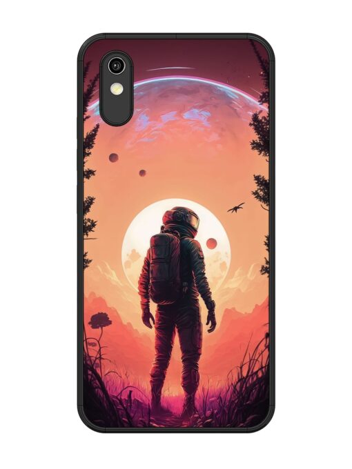 Red Sky At Morning Glossy Metal Phone Cover for Vivo Y1S Zapvi