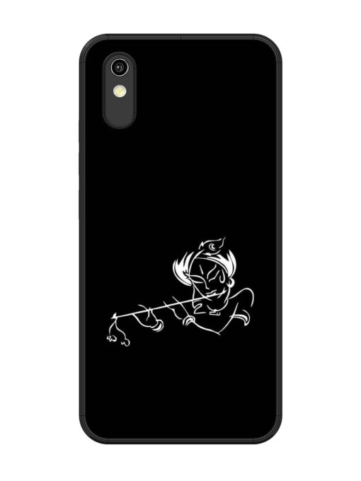 Krishna Flute Glossy Metal Phone Cover for Vivo Y1S Zapvi