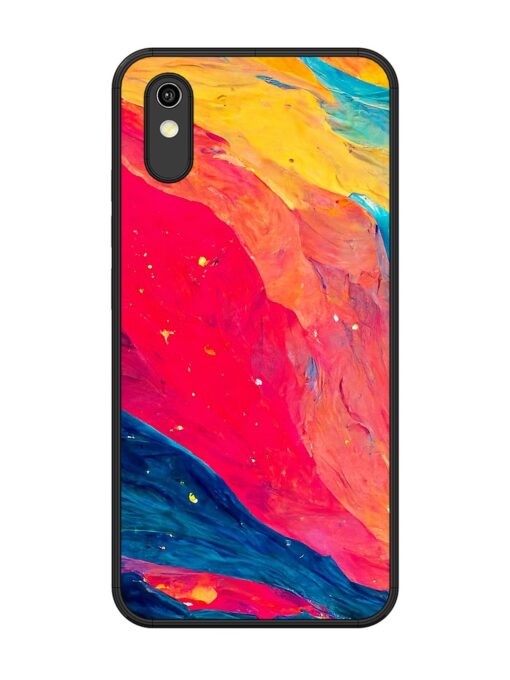 Starry Night Glossy Metal Phone Cover for Vivo Y1S Zapvi