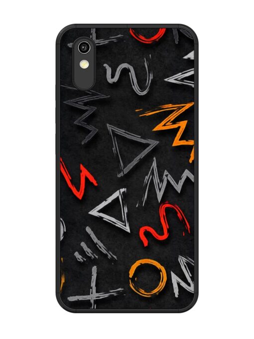 Grungy Graffiti Glossy Metal Phone Cover for Vivo Y1S Zapvi