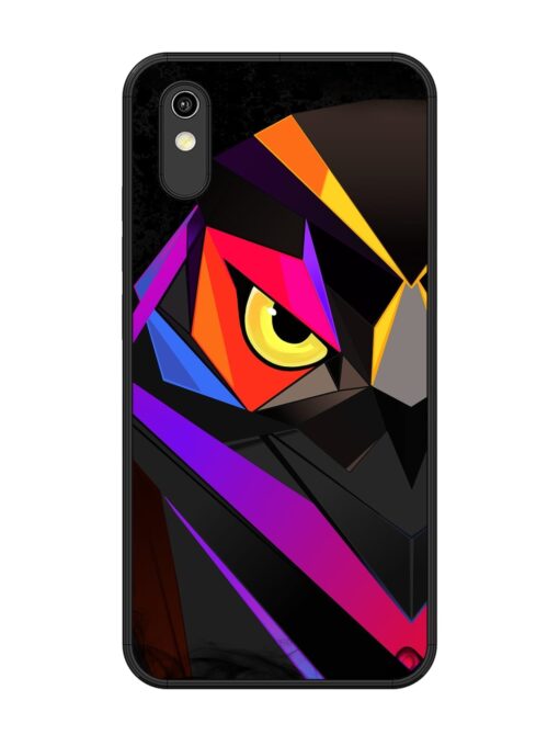 Wpap Owl Glossy Metal Phone Cover for Vivo Y1S Zapvi