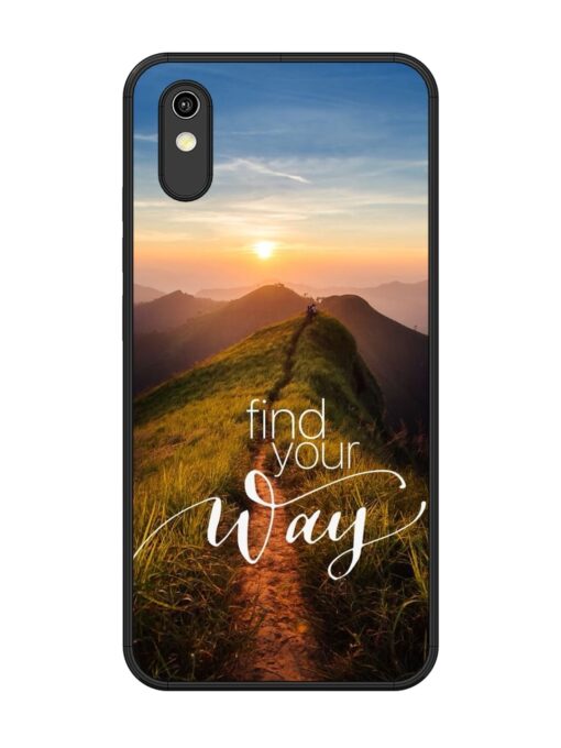 Find Your Way Glossy Metal Phone Cover for Vivo Y1S Zapvi