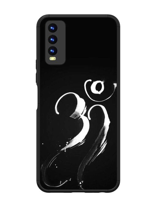 Om Logo Glossy Metal Phone Cover for Vivo Y20 Zapvi