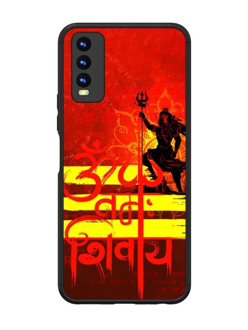 Illustration Lord Shiva Glossy Metal TPU Phone Cover for Vivo Y20 Zapvi