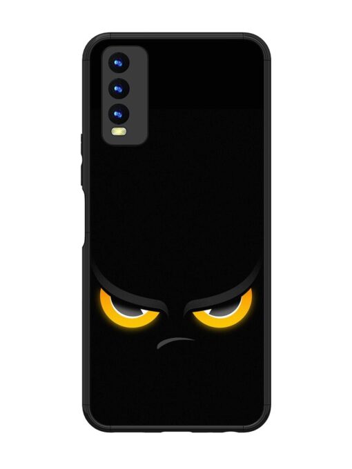 Scary Yellow Eye Glossy Metal TPU Phone Cover for Vivo Y20 Zapvi