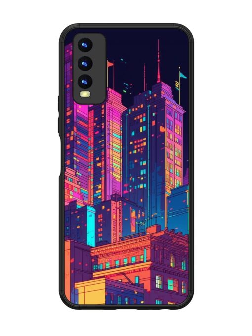 City View Glossy Metal Phone Cover for Vivo Y20 Zapvi