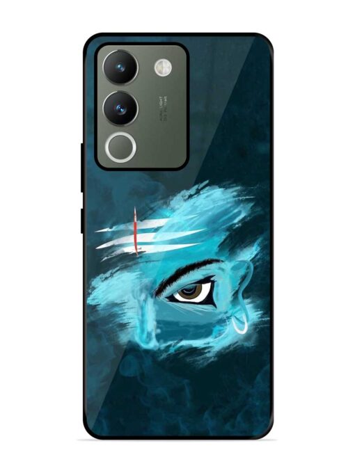 Lord Shiva Glossy Metal Phone Cover for Vivo Y200 (5G)