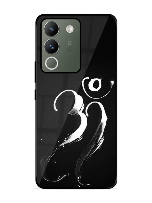 Om Logo Glossy Metal Phone Cover for Vivo Y200 (5G) Zapvi