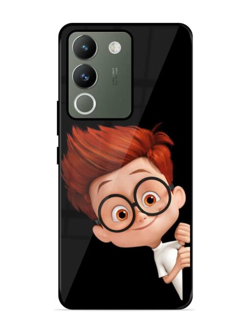 Smart Boy Cartoon Glossy Metal Phone Cover for Vivo Y200 (5G) Zapvi