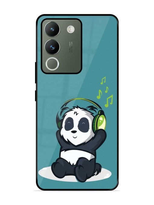 Music Panda Glossy Metal Phone Cover for Vivo Y200 (5G) Zapvi