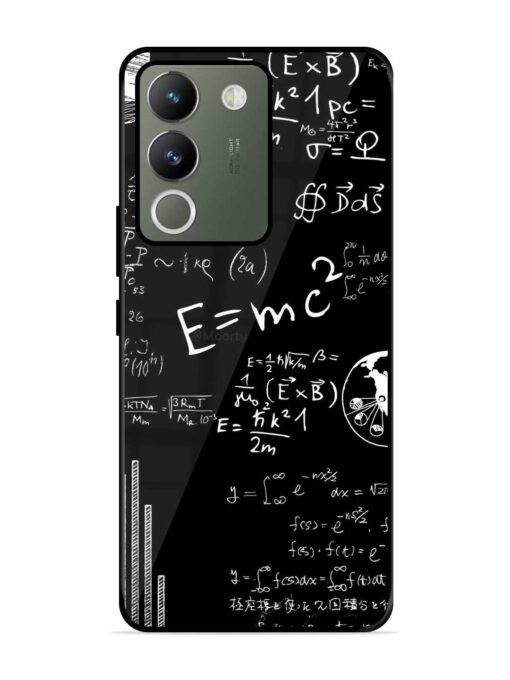 E=Mc2 Mass?Energy Equivalence Glossy Metal Phone Cover for Vivo Y200 (5G)